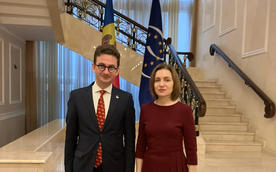 Deputatul USR Iulian Bulai, întâlnire la Chișinău cu Maia Sandu. Republica Moldova preia președinția Comitetului de Miniștri al Consiliului Europei
